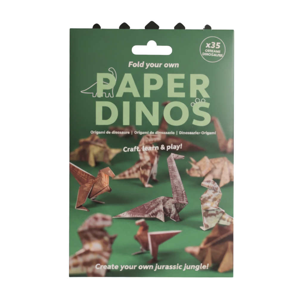 Papier origami 3D d'animaux -Dinosaure - Ozerty