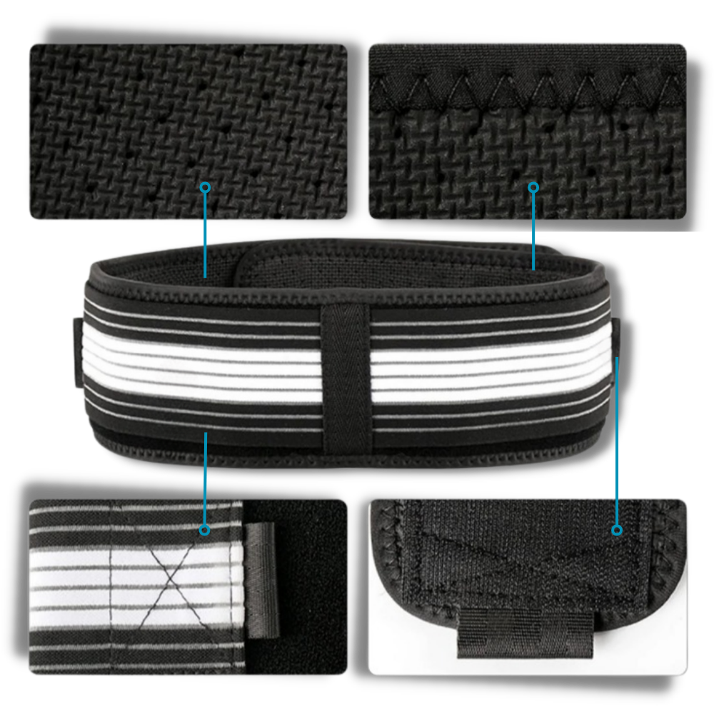 Ceinture dorsale réglable
- Ozerty