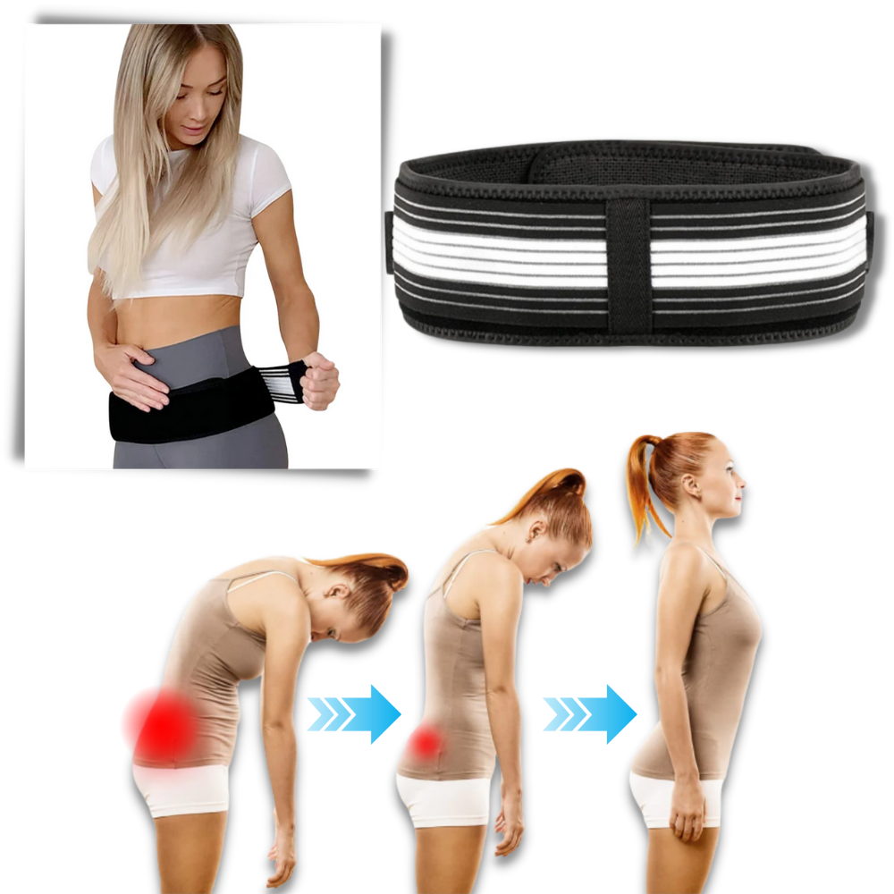 Ceinture dorsale réglable
- Ozerty