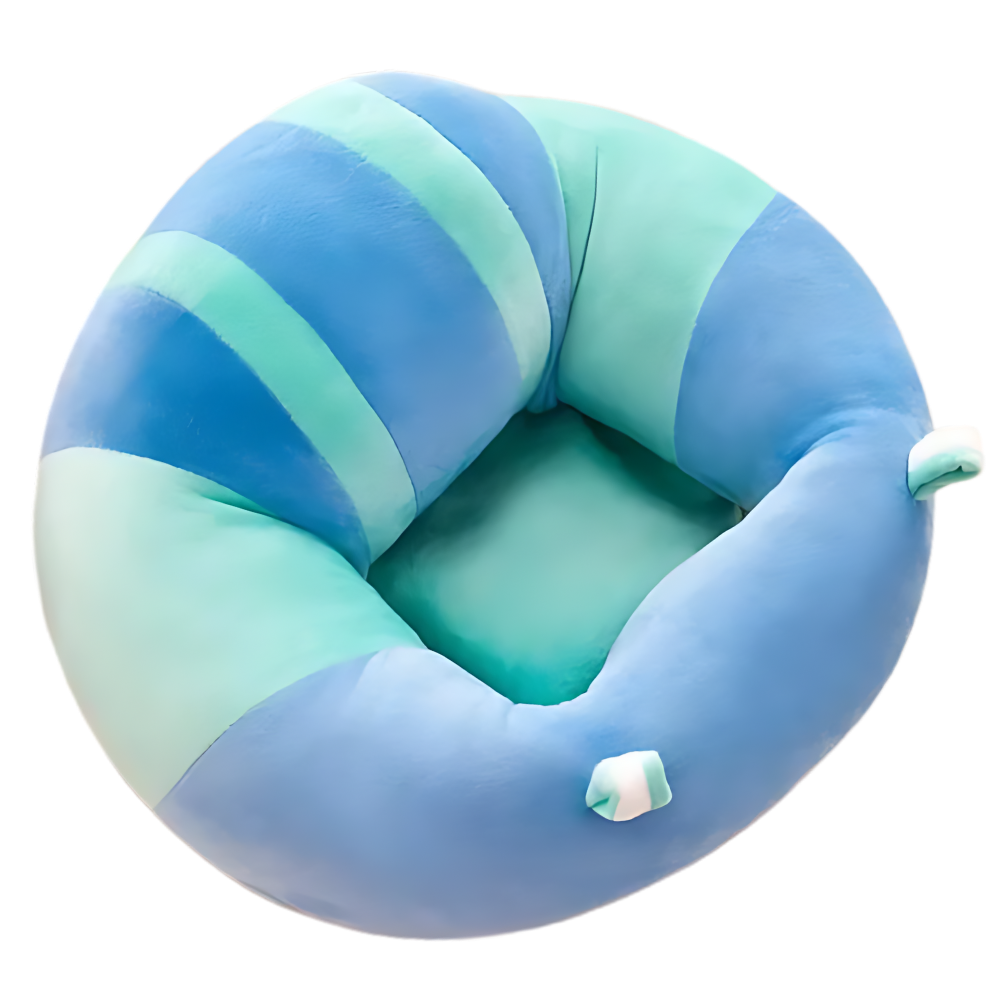 Coussin hygiénique réglable pour bébé
-Rayures lac bleu - Ozerty