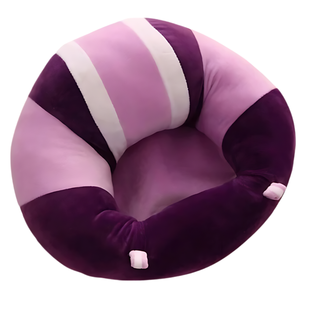 Coussin hygiénique réglable pour bébé
-Rayures violettes - Ozerty