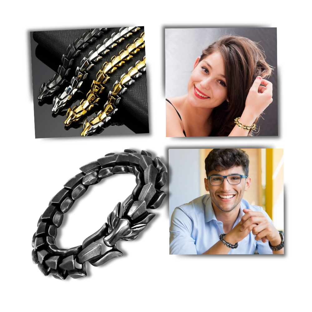Bracelet réglable en forme de dragon de Midgard
- Ozerty
