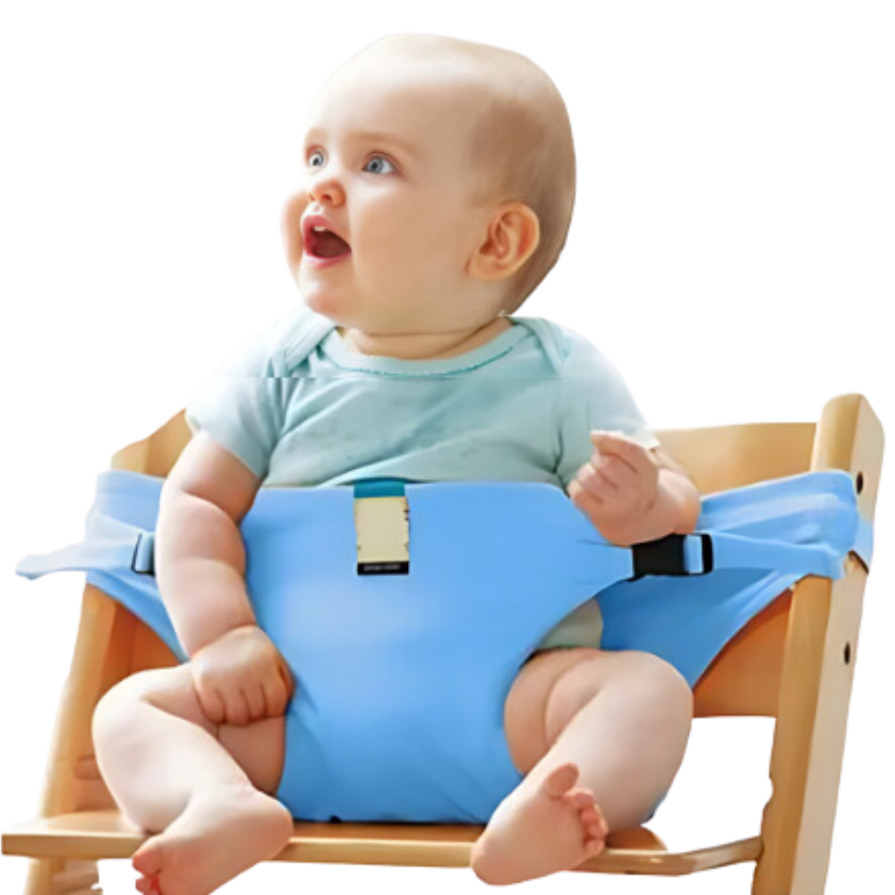 Harnais réglable pour chaise haute
-Bleu - Ozerty