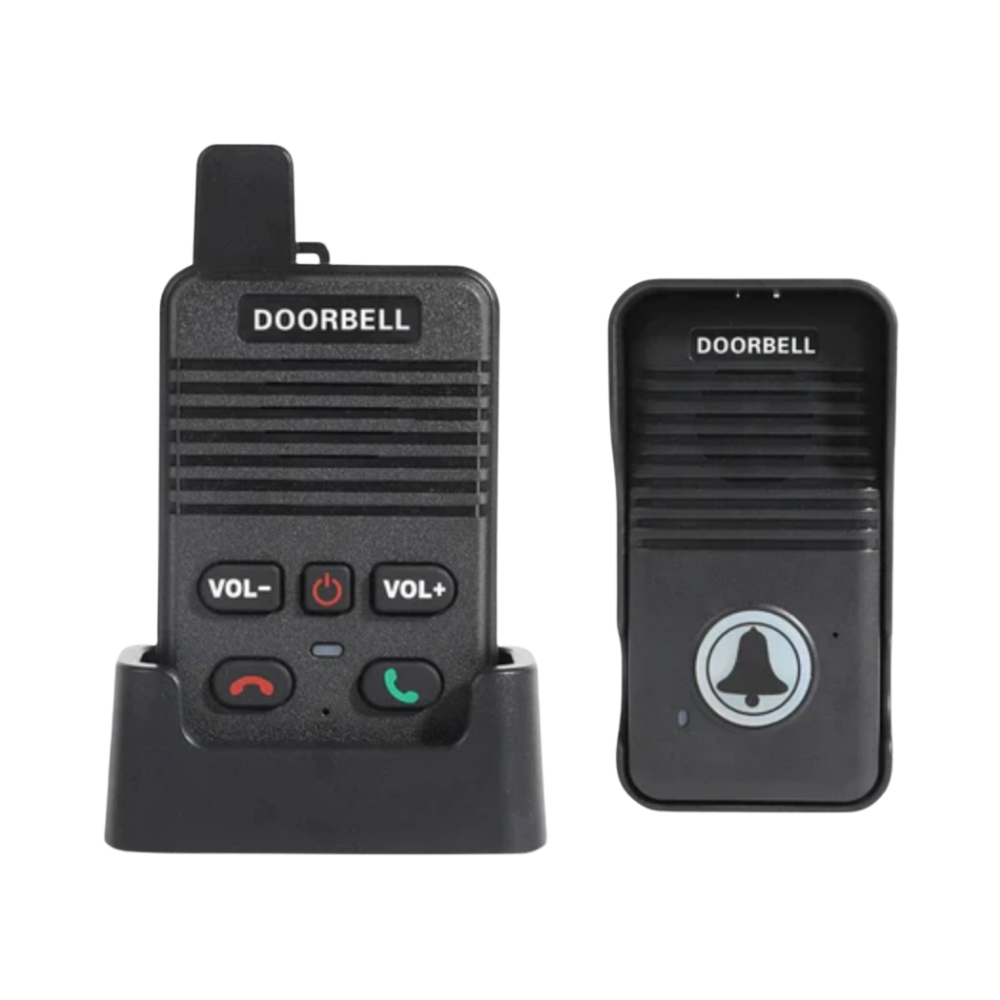 Sonnerie et interphone à communication avancée -1 Émetteur/1 Récepteur - Ozerty