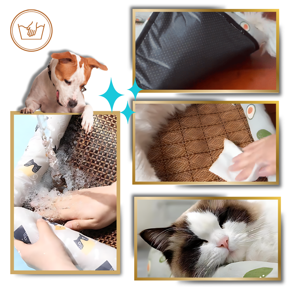 Tapis anti-dérapant et rafraîchissant pour animaux de compagnie
- Ozerty