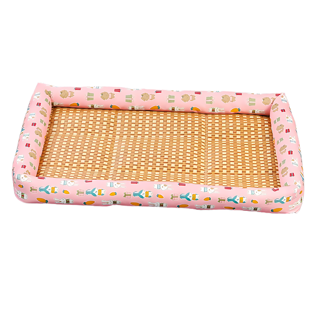 Tapis anti-dérapant et rafraîchissant pour animaux de compagnie
-Rose/SRose/MRose/LRose/XLRose/XXL - Ozerty