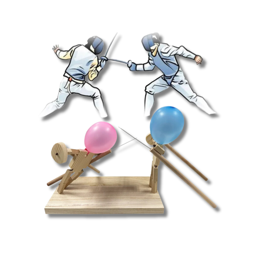 Jeu d'escrime avec ballons en bambou
- Ozerty