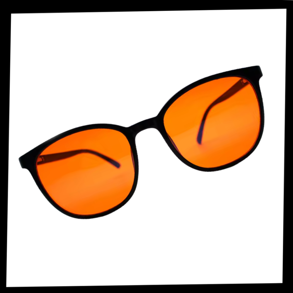 Lunettes rouges anti-fatigue à filtre bleu - Ozerty