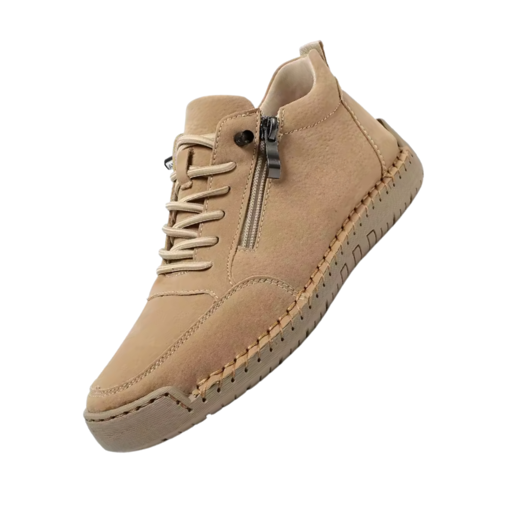 Baskets orthopédiques à mouvement libre -Beige - Ozerty