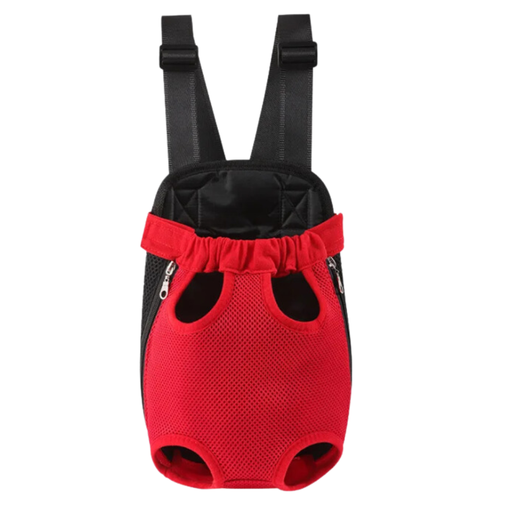Sacs de transport respirants pour chats et chiens -Rouge - Ozerty