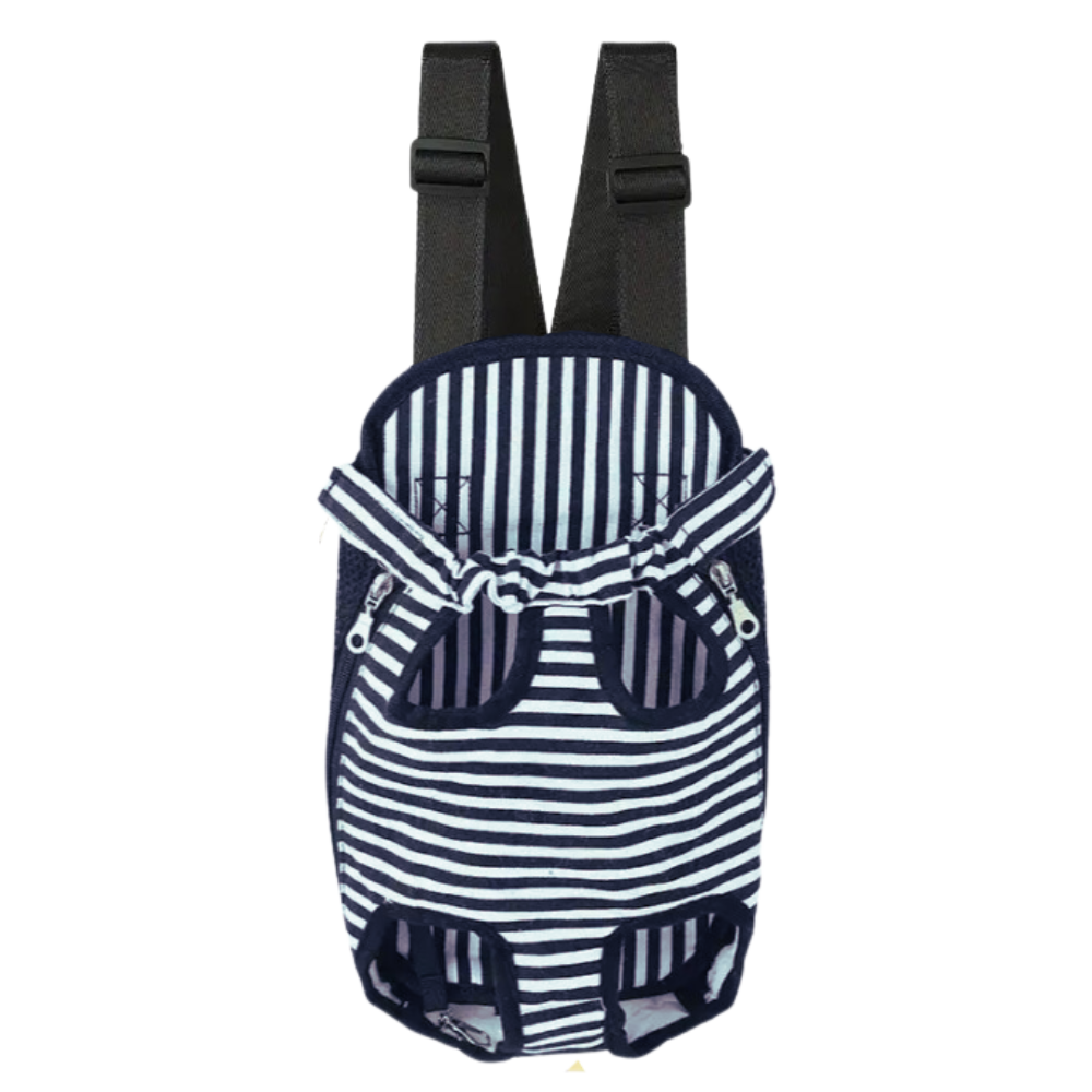 Sacs de transport respirants pour chats et chiens -Toile rayures - Ozerty