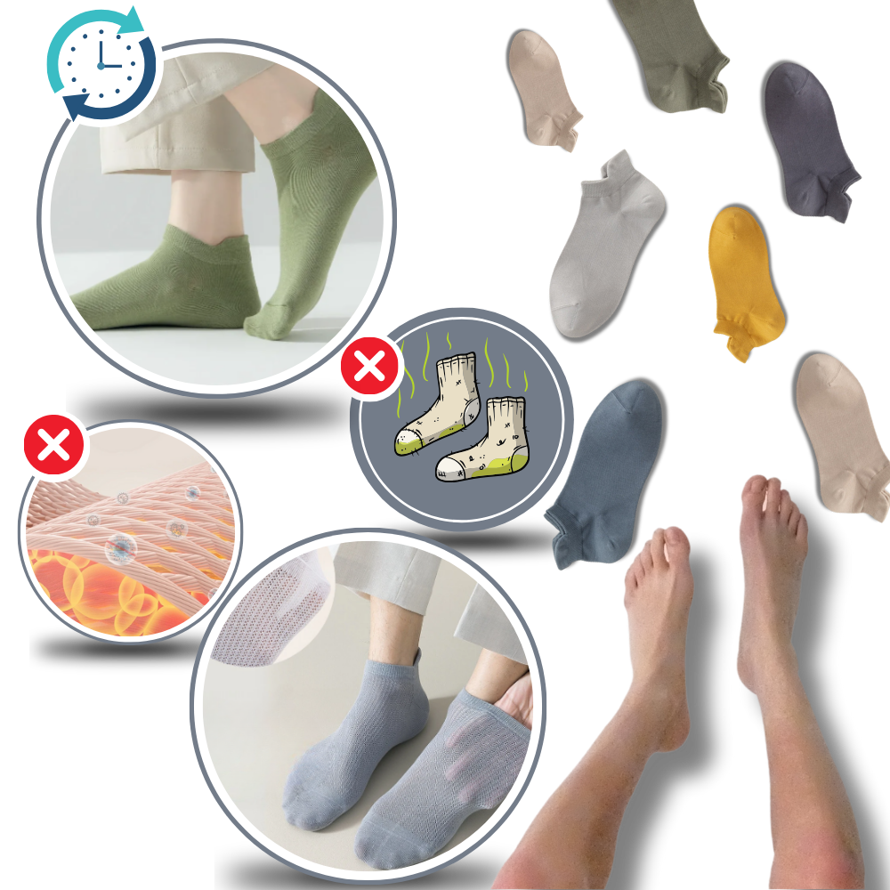Soquettes respirantes à évacuation d'humidité pour homme
- Ozerty