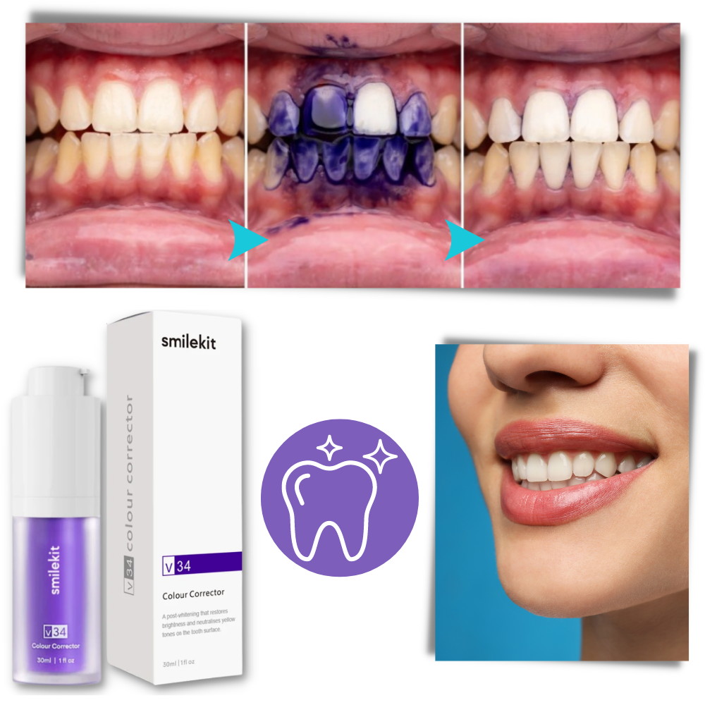 Dentifrice violet éclaircissant
- Ozerty