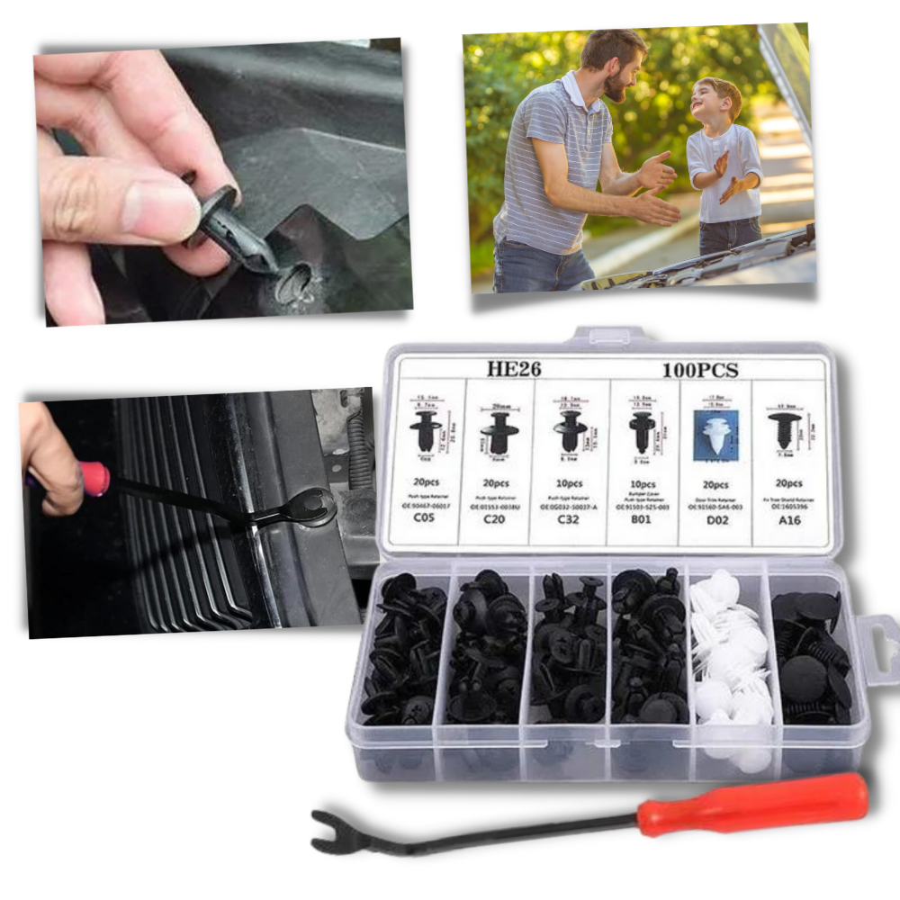 Kit de clips pour panneau de porte de voiture
- Ozerty