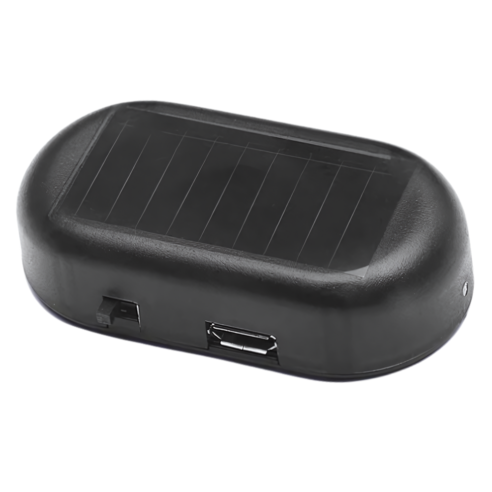 Lampe d'alarme solaire pour voiture
-BleuRouge - Ozerty