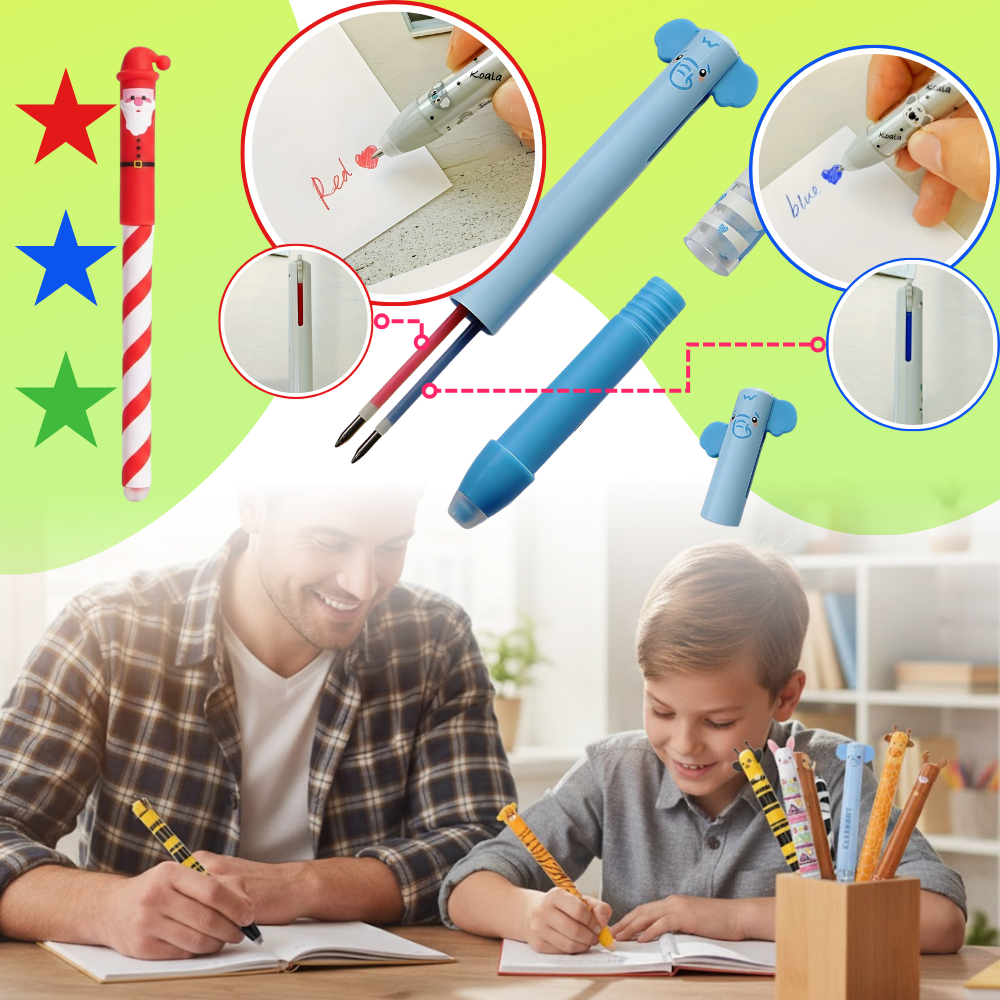 Stylos gel effaçable avec encre thermosensible - Ozerty