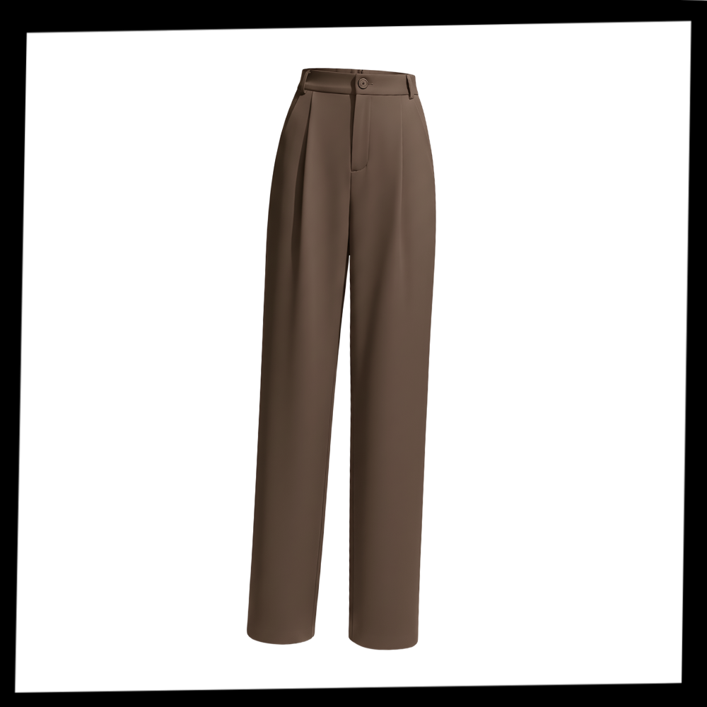 Pantalon chic à coupe large - Ozerty
