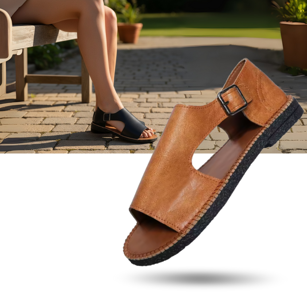 Sandales orthopédiques vintage chic - Ozerty
