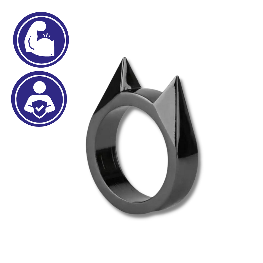 Bague d'autodéfense oreilles de chat - Ozerty