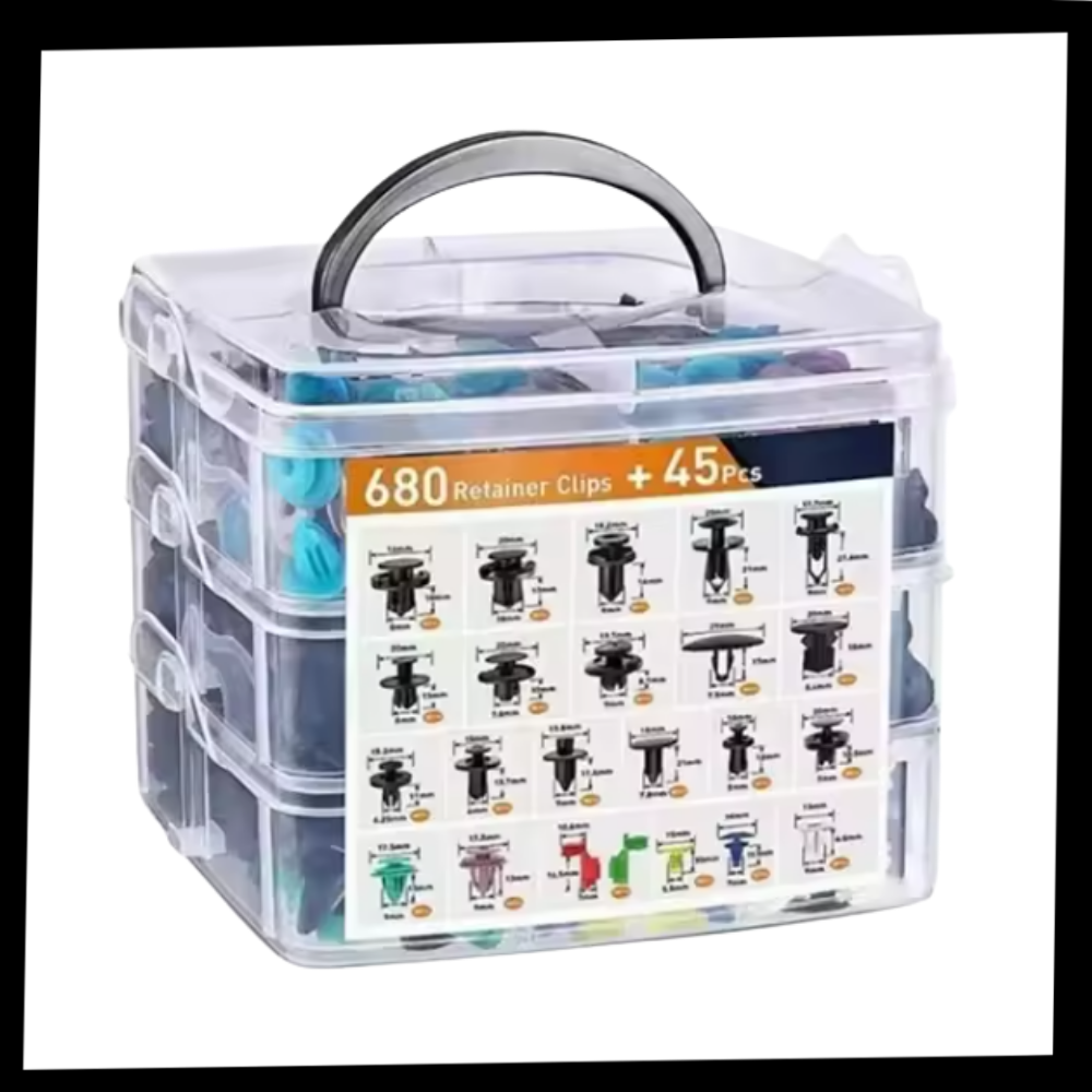 Kit complet de rivets pour voiture - Ozerty