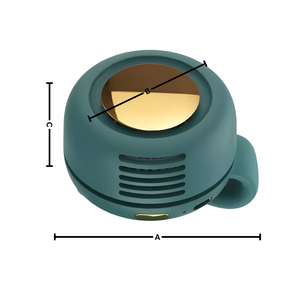 Ventilateur à clip 360° compact et portable - Ozerty