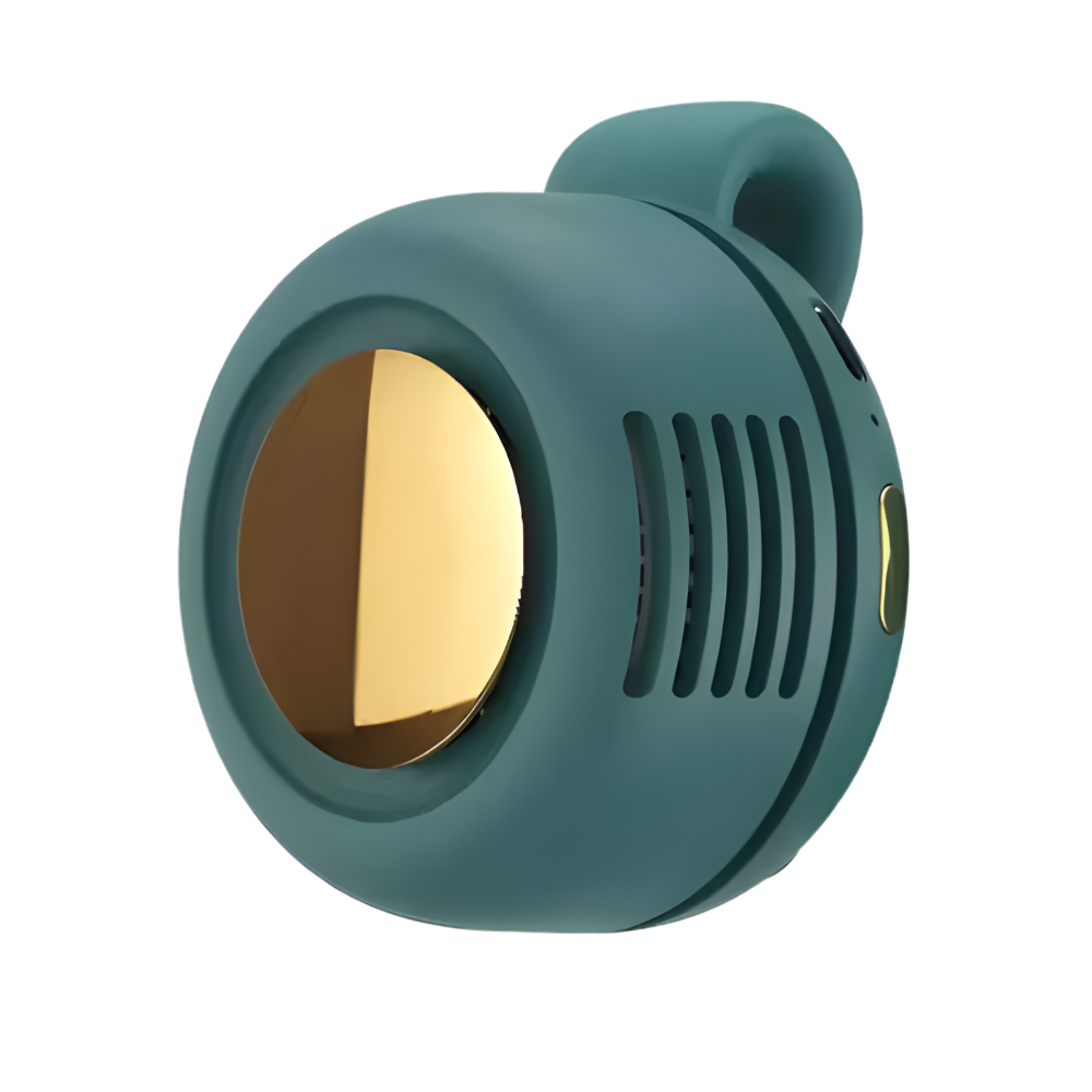 Ventilateur à clip 360° compact et portable -Vert - Ozerty