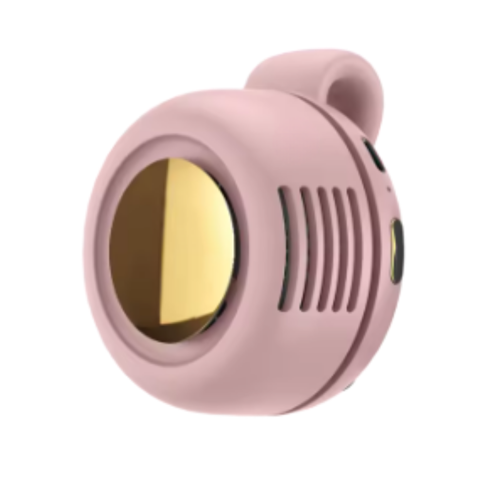Ventilateur à clip 360° compact et portable -Rose - Ozerty