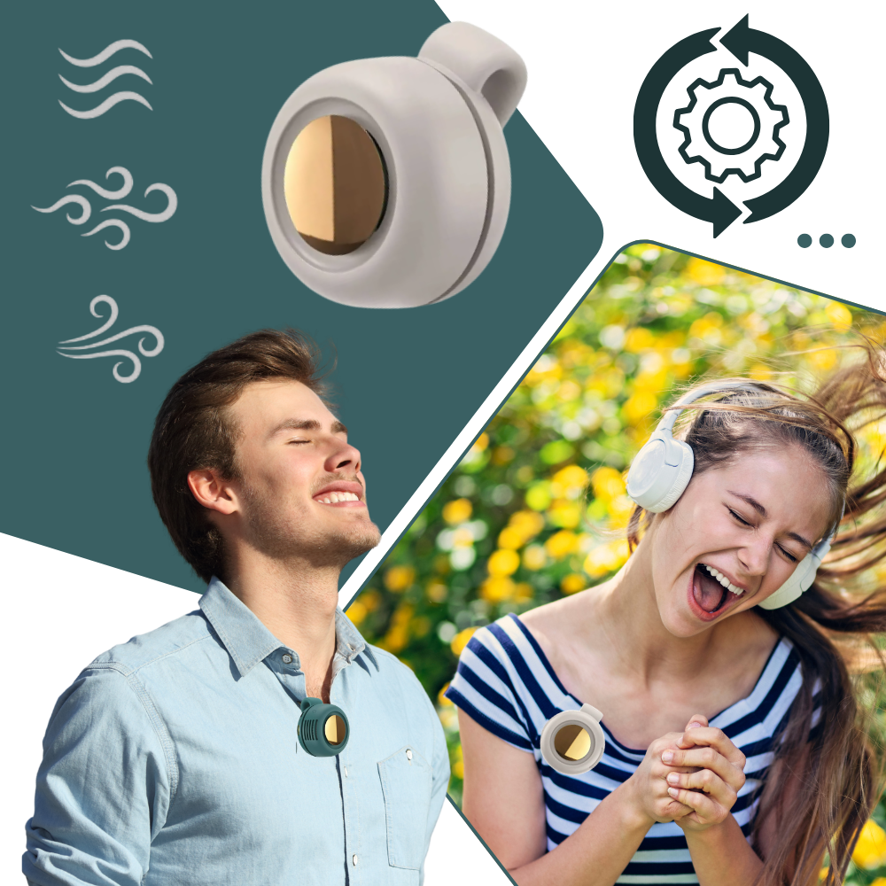 Ventilateur à clip 360° compact et portable - Ozerty