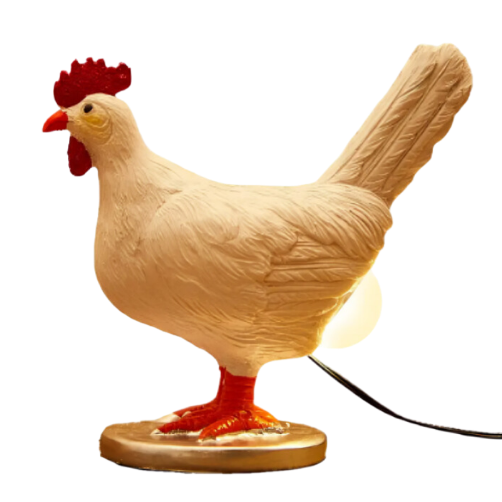 Lampe douce en forme de poule
- Ozerty