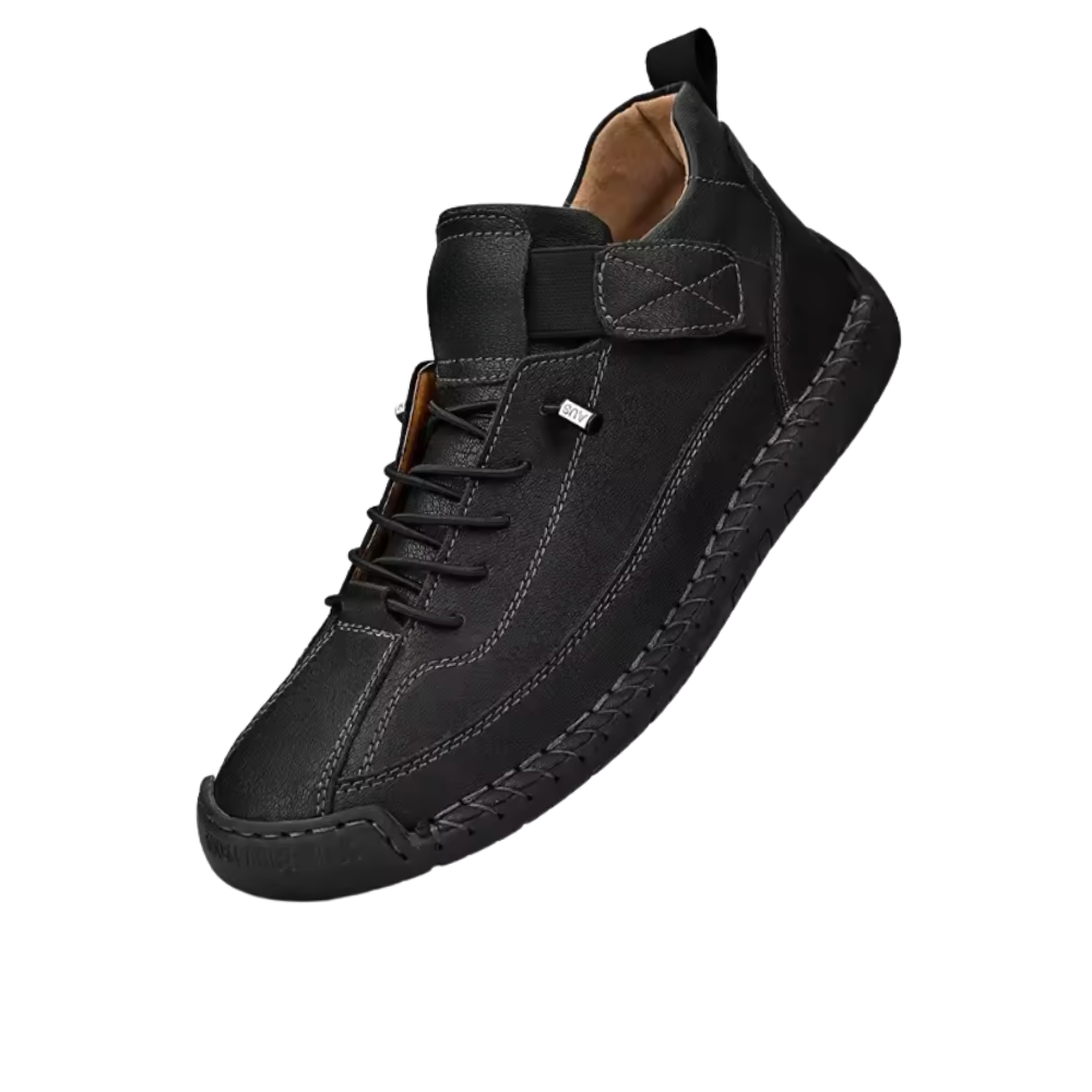 Baskets orthopédiques à soutien enveloppant -Noir pour Hommes - Ozerty