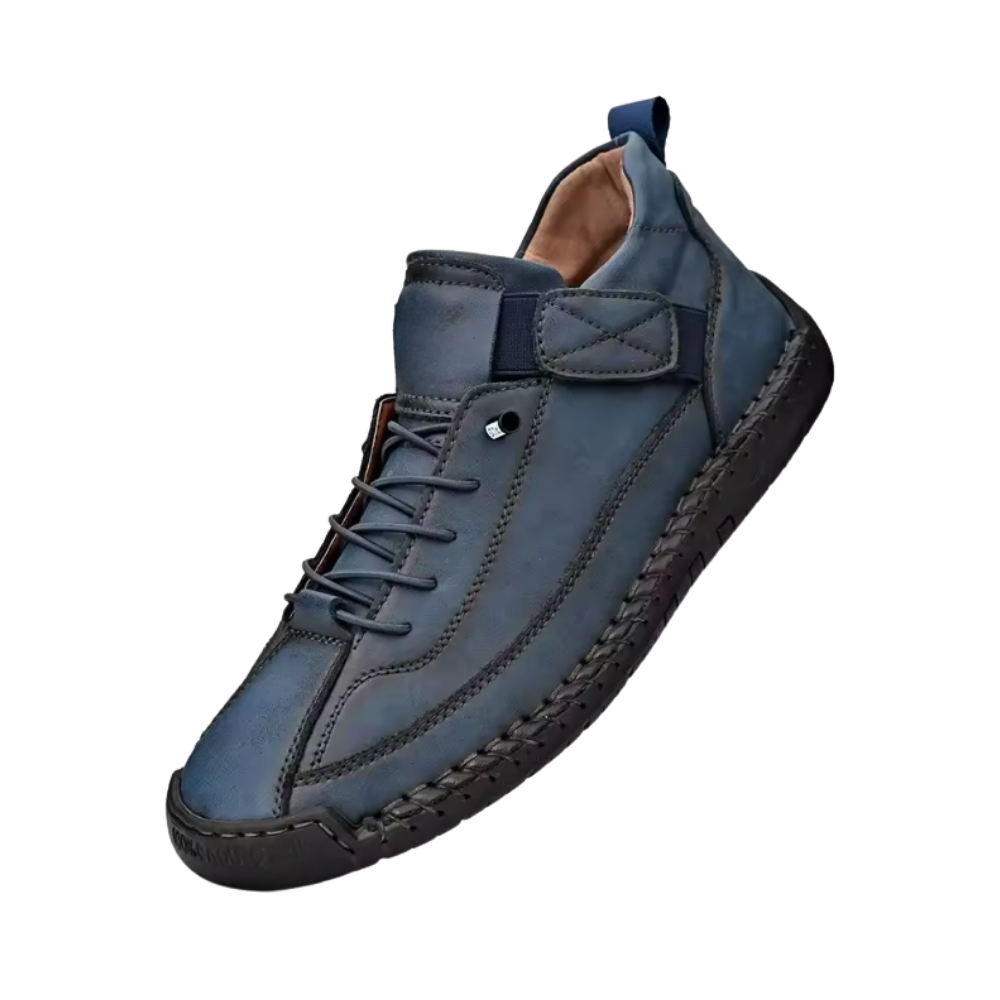 Baskets orthopédiques à soutien enveloppant -Bleu pour Hommes - Ozerty