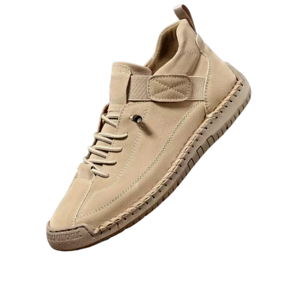 Baskets orthopédiques à soutien enveloppant -Beige pour Femmes - Ozerty