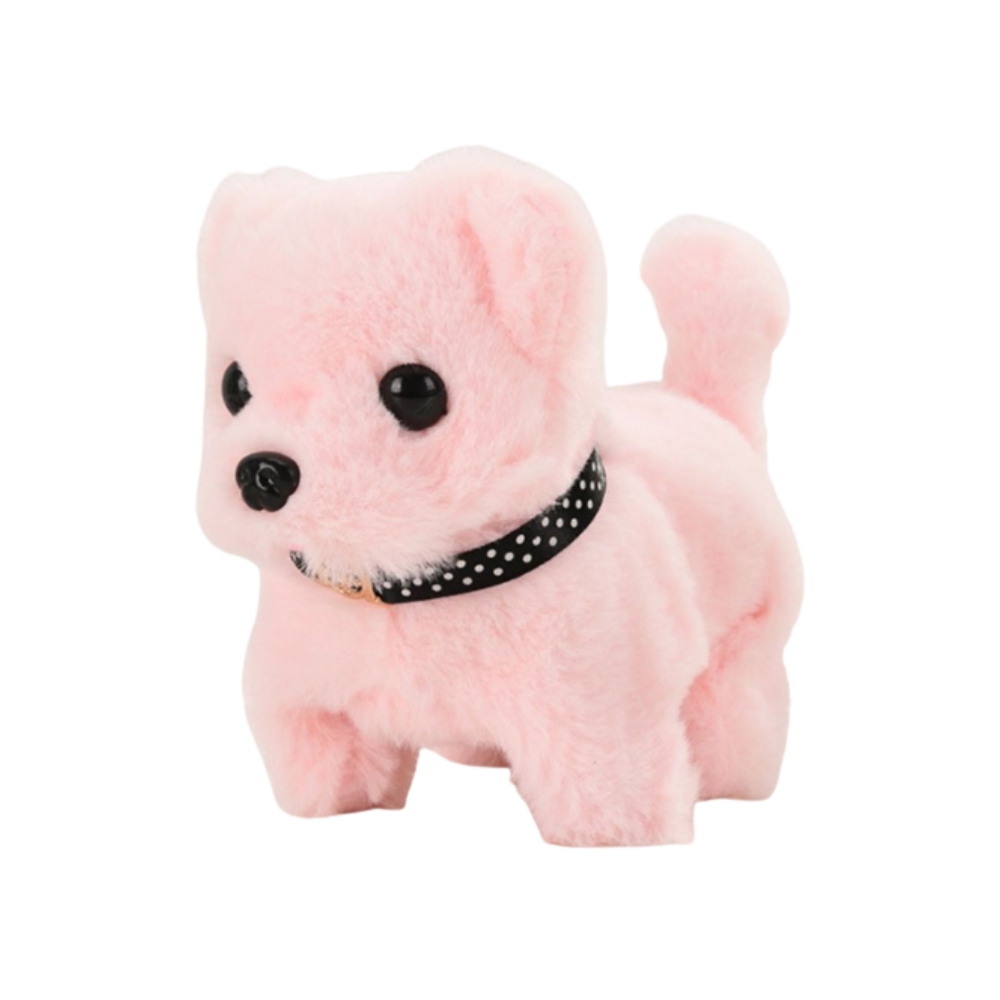 Jouet interactif chiot câlin
-Bichon Rose - Ozerty