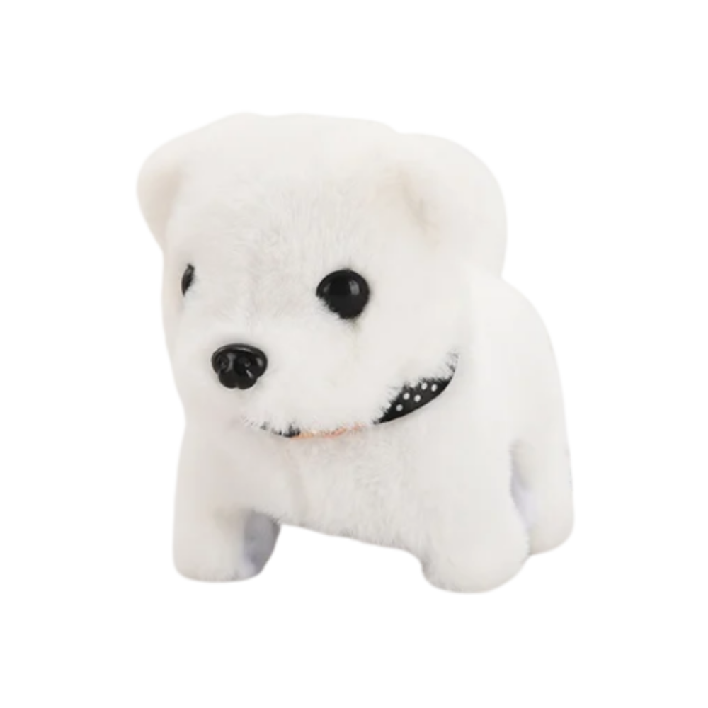 Jouet interactif chiot câlin
-Bichon blanc - Ozerty