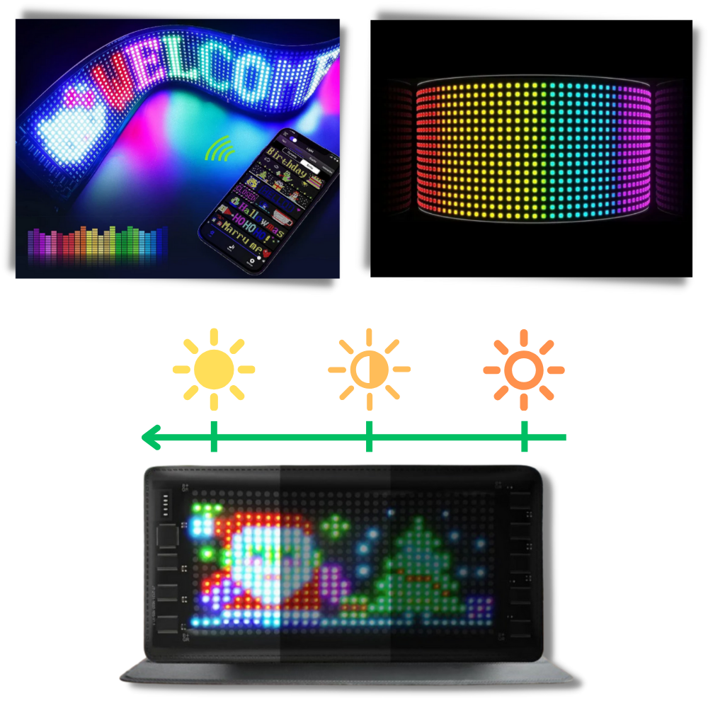 Panneau LED personnalisable et flexible
- Ozerty