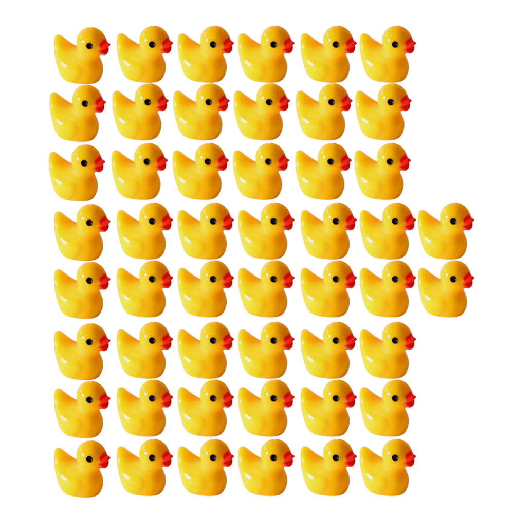 Jouet de défi petit canard -Orange lumineux - Ozerty