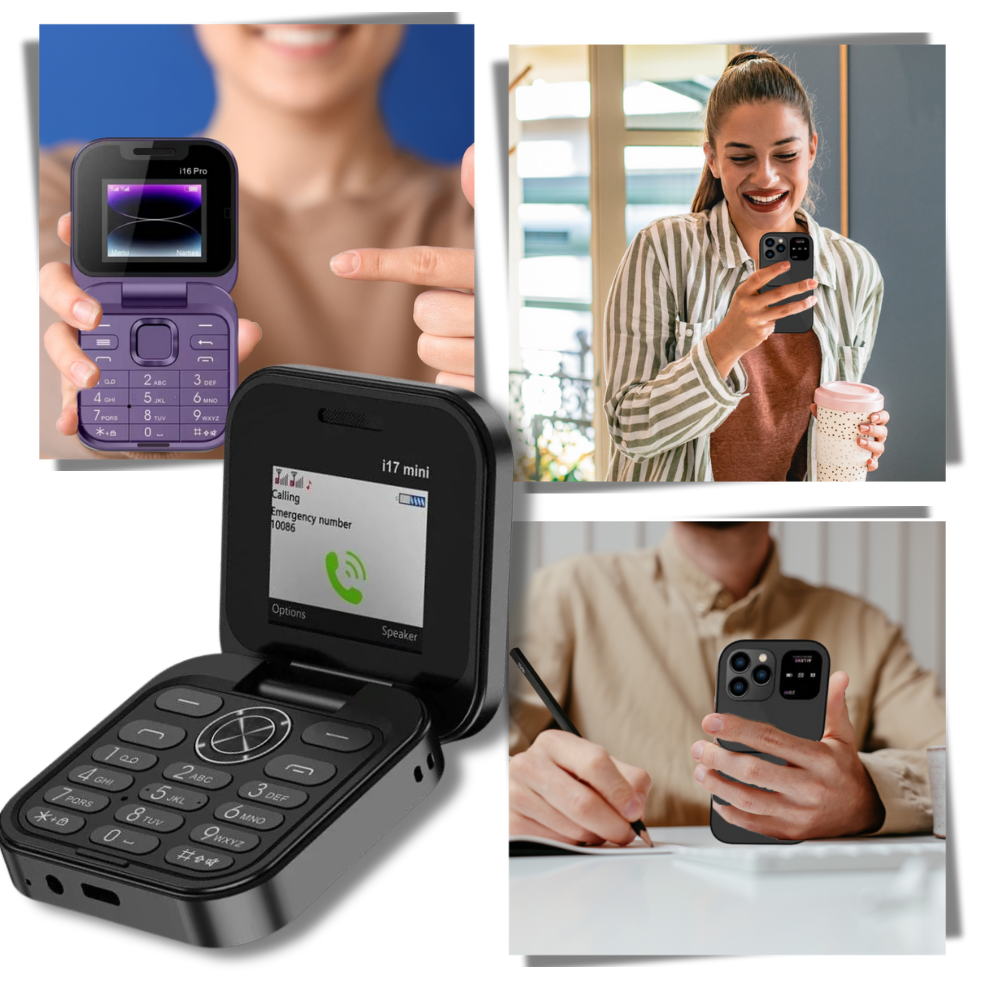 Téléphone portable pliable Dual Sim
- Ozerty