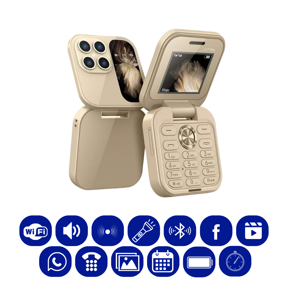Téléphone portable pliable Dual Sim
- Ozerty