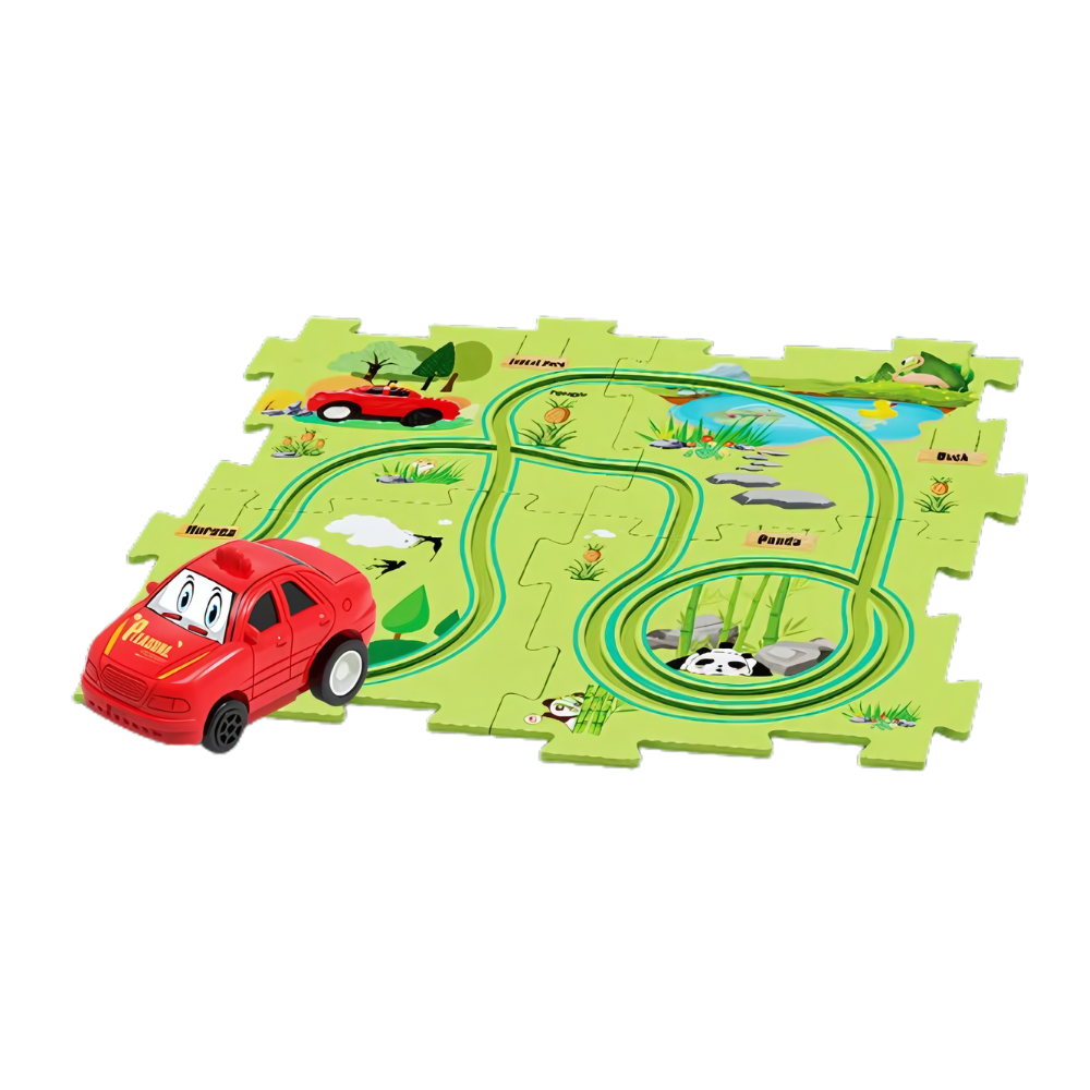 Jeu de piste ludique pour voitures électriques
-Forêt/5 Pcs - Ozerty
