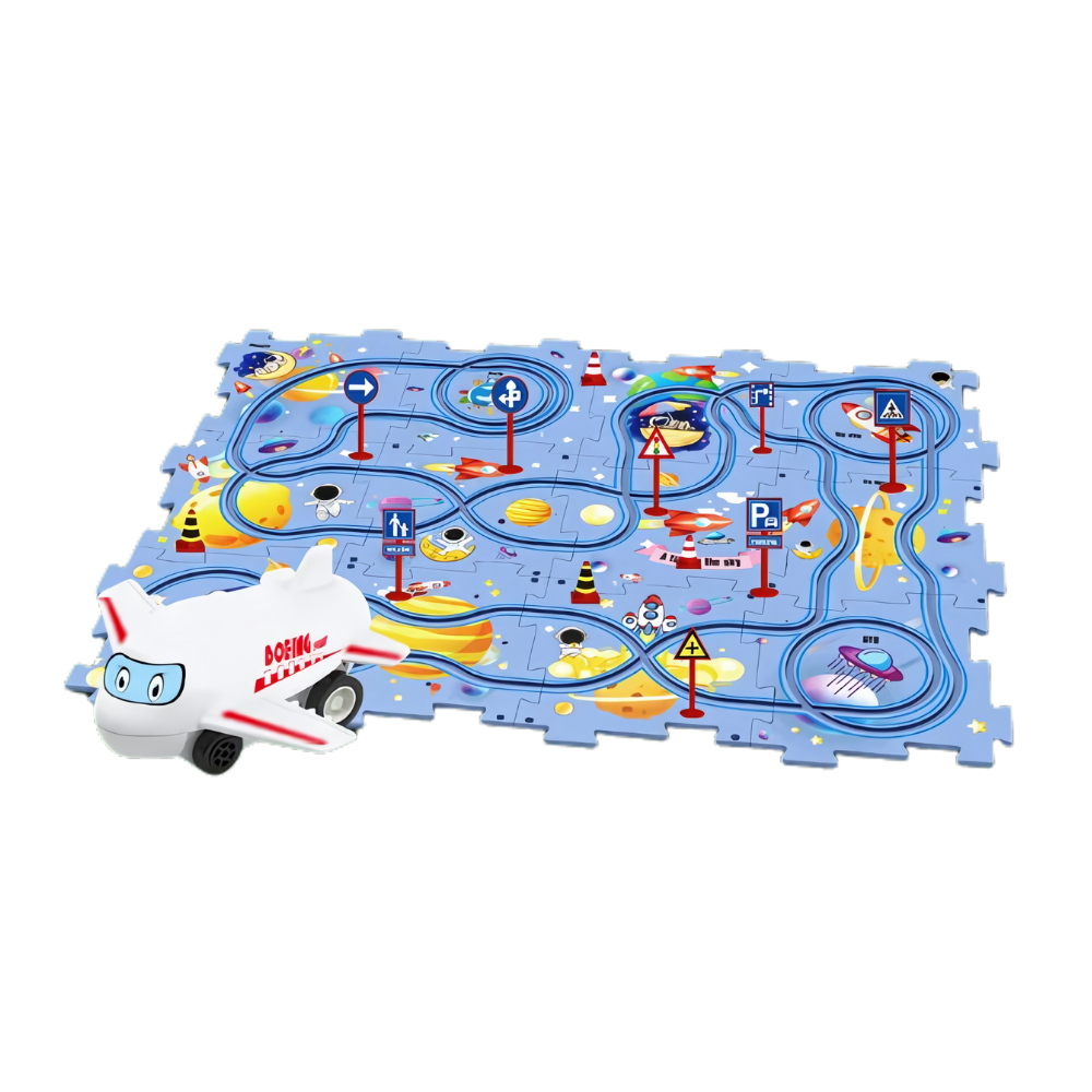 Jeu de piste ludique pour voitures électriques
-Espace/25 Pcs - Ozerty