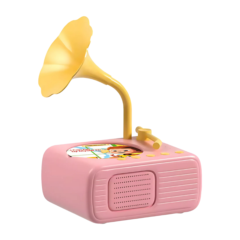 Jouet éducatif gramophone rétro -Rose - Ozerty
