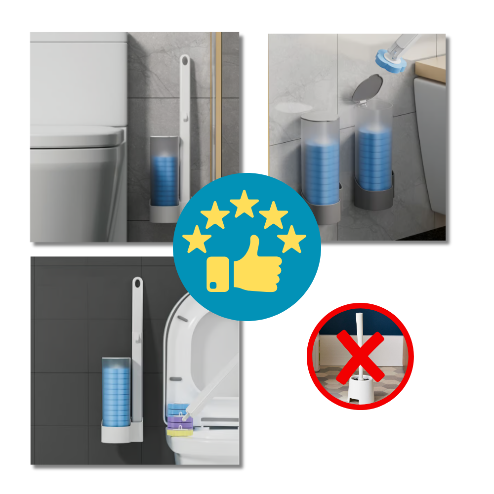 Brosse de toilette jetable pour un nettoyage efficace - Ozerty