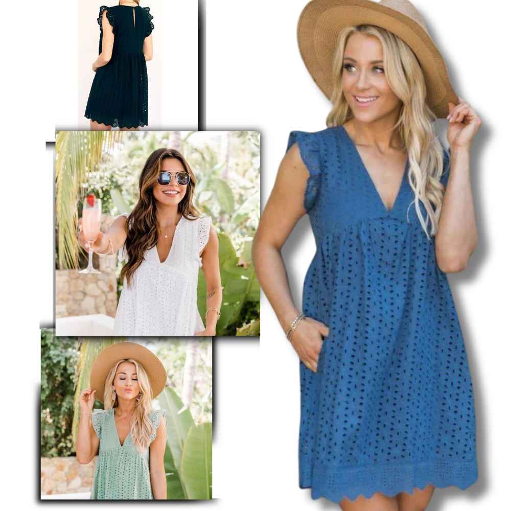 Robe élégante en broderie anglaise
- Ozerty