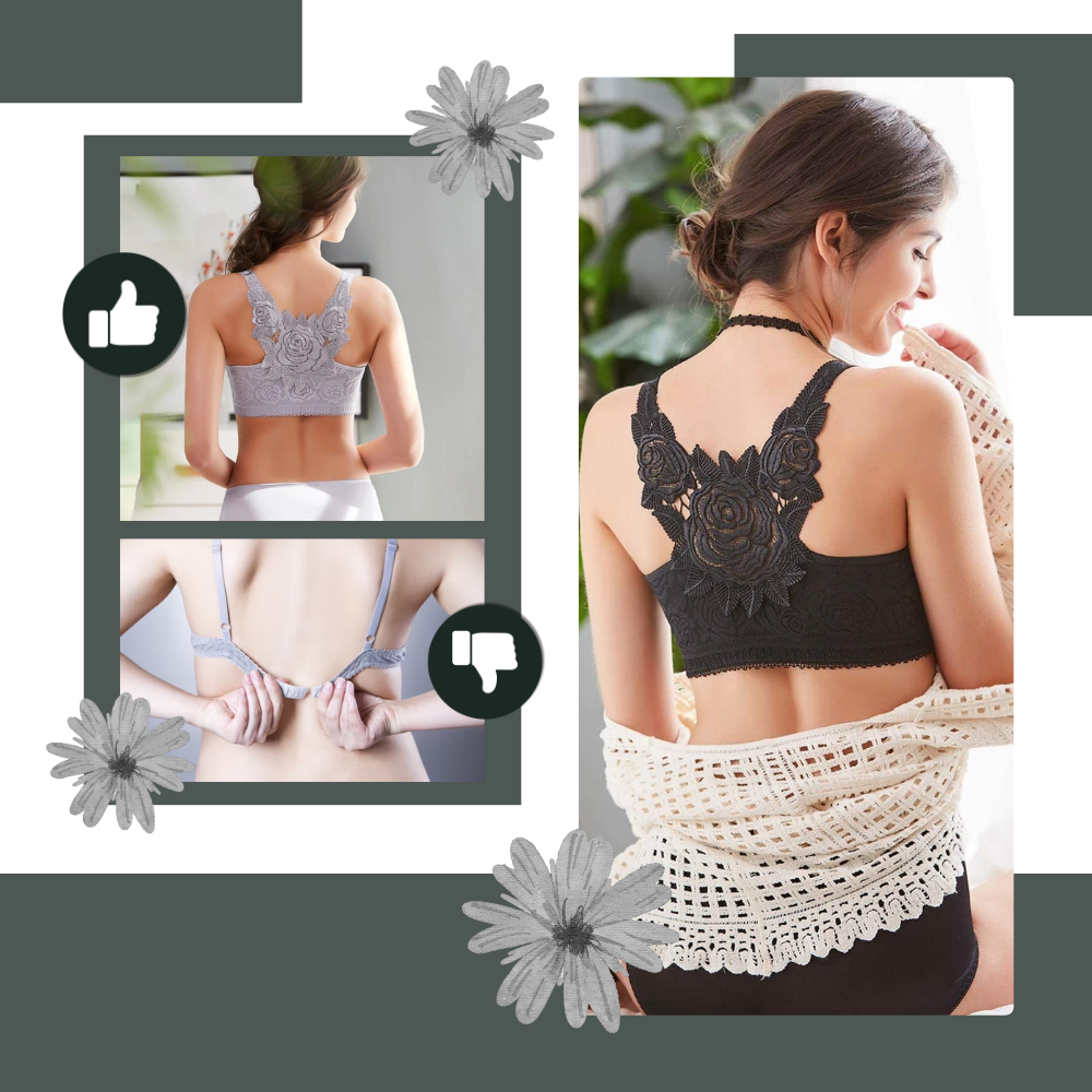 Soutien-gorge push-up élégant en dentelle - Ozerty