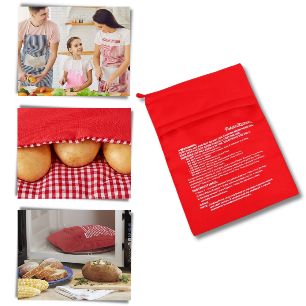 Sac de cuisson à pommes de terre pour micro-ondes
- Ozerty