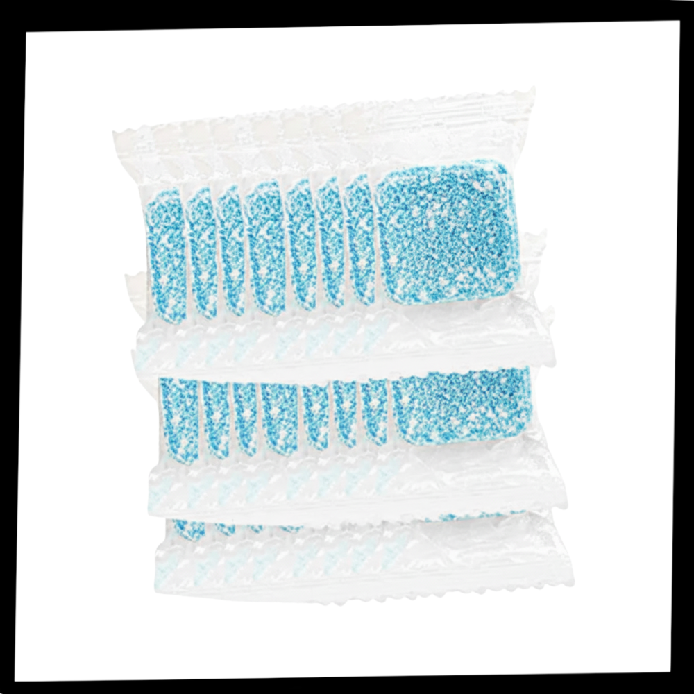 Tablettes nettoyantes aux enzymes pour lave-linge - Ozerty