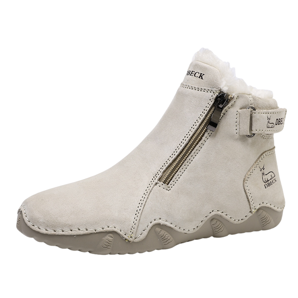 Bottes chics et ergonomiques -Doublure en polaire kaki - Ozerty