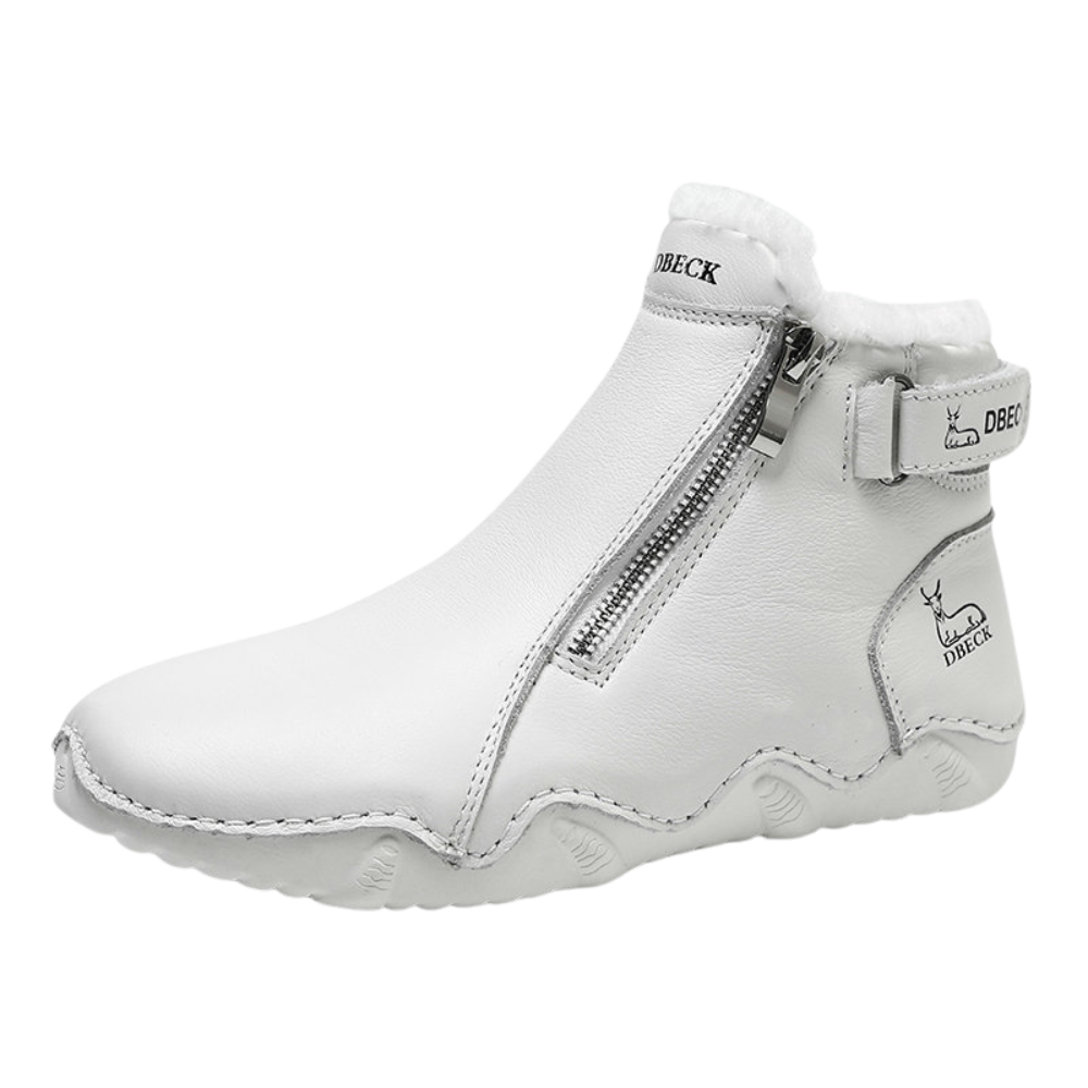 Bottes chics et ergonomiques -Doublure en polaire blanche - Ozerty