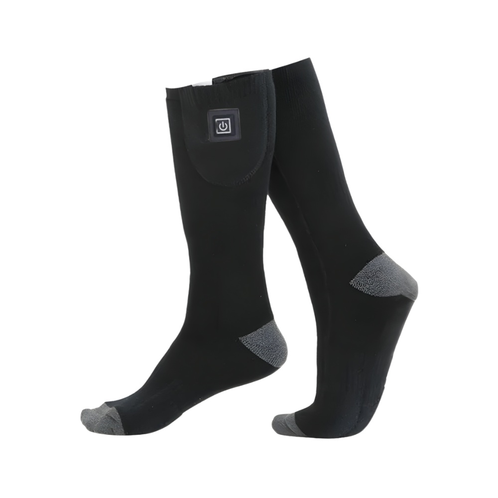 Chaussettes chauffantes électriques -Noir - Ozerty