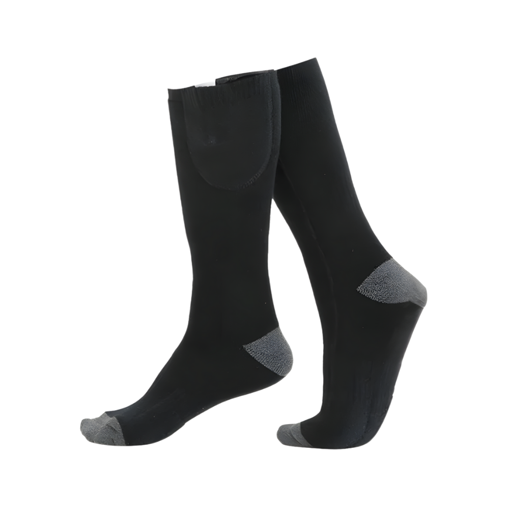 Chaussettes chauffantes électriques -Noir - Ozerty